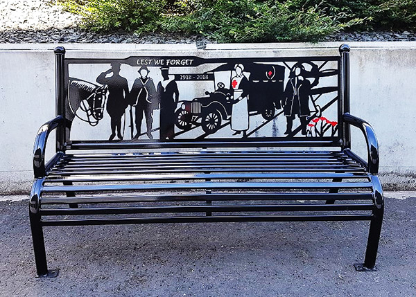 Co-op Local Community funded commemorative bench